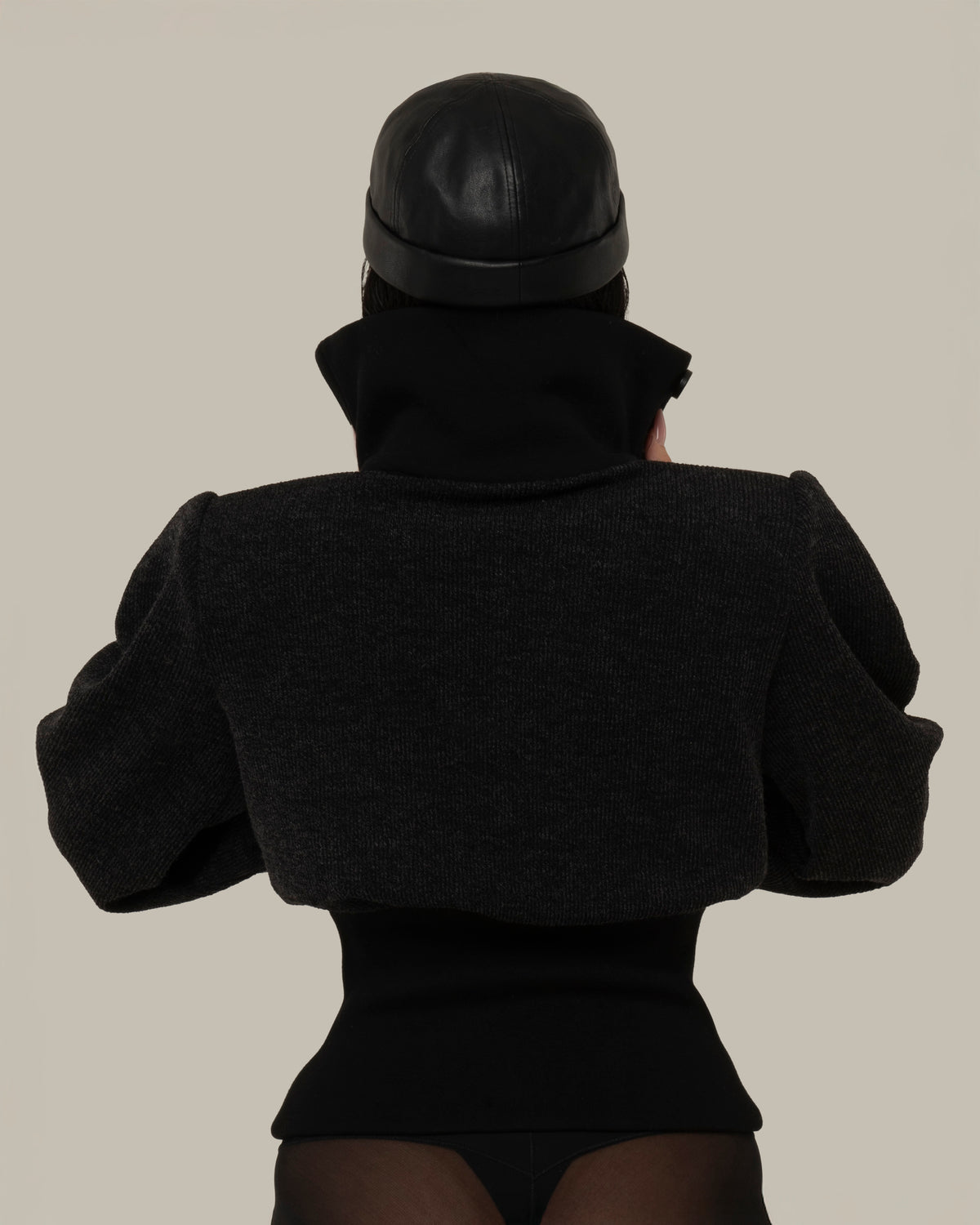 MAILLE STRUCTURÉE NOIRE