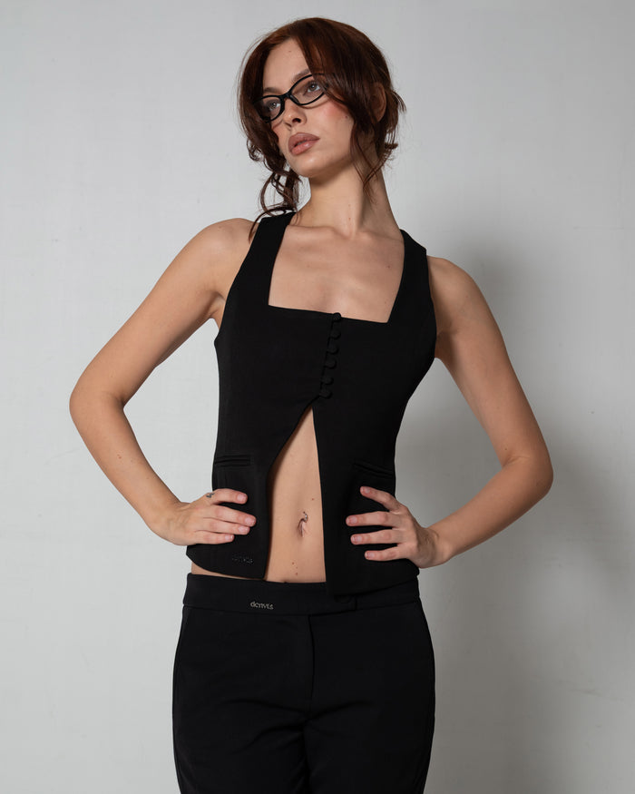SUIT — The Waistcoat Black
