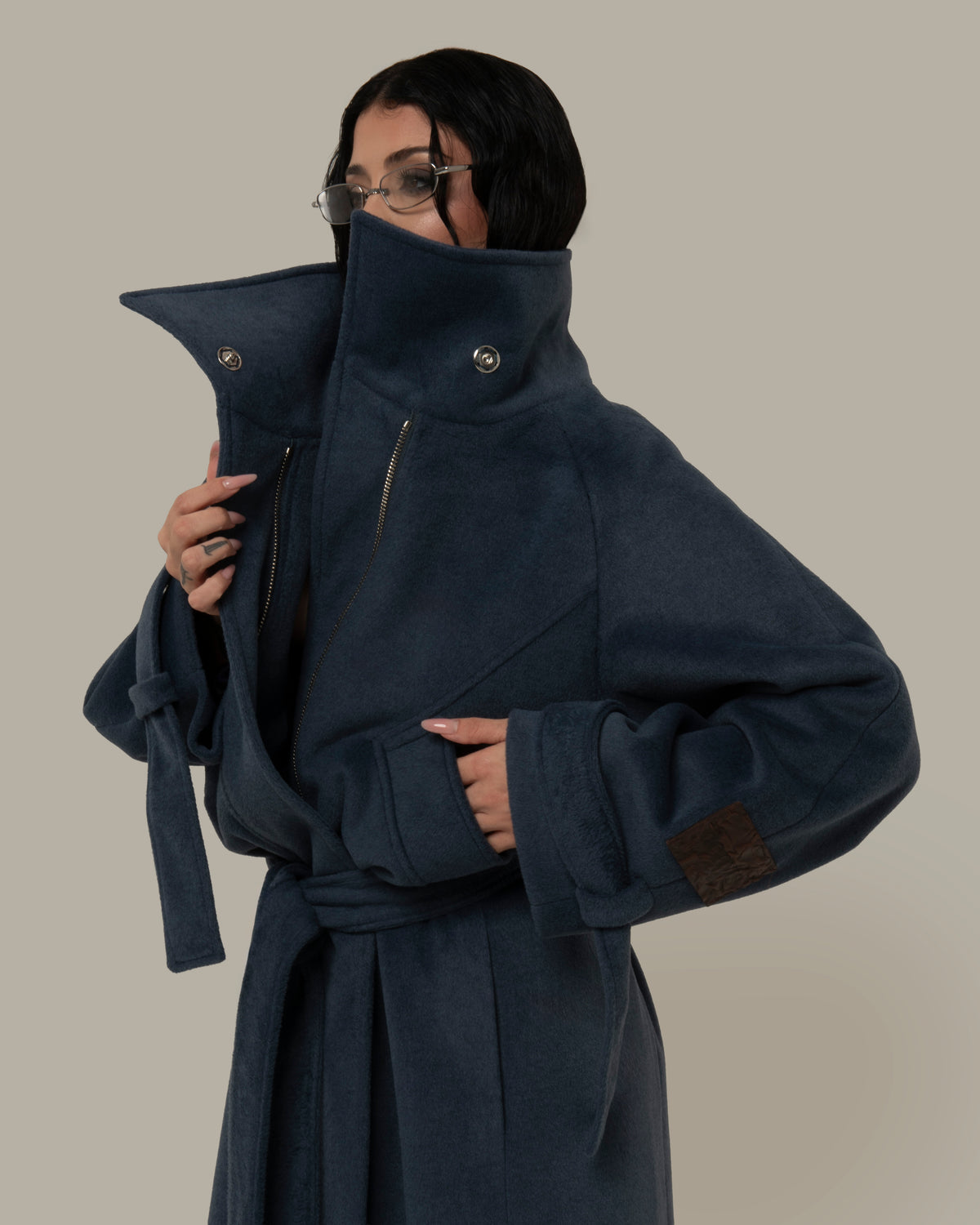 MANTEAU ANTI SOCIAL BLEU