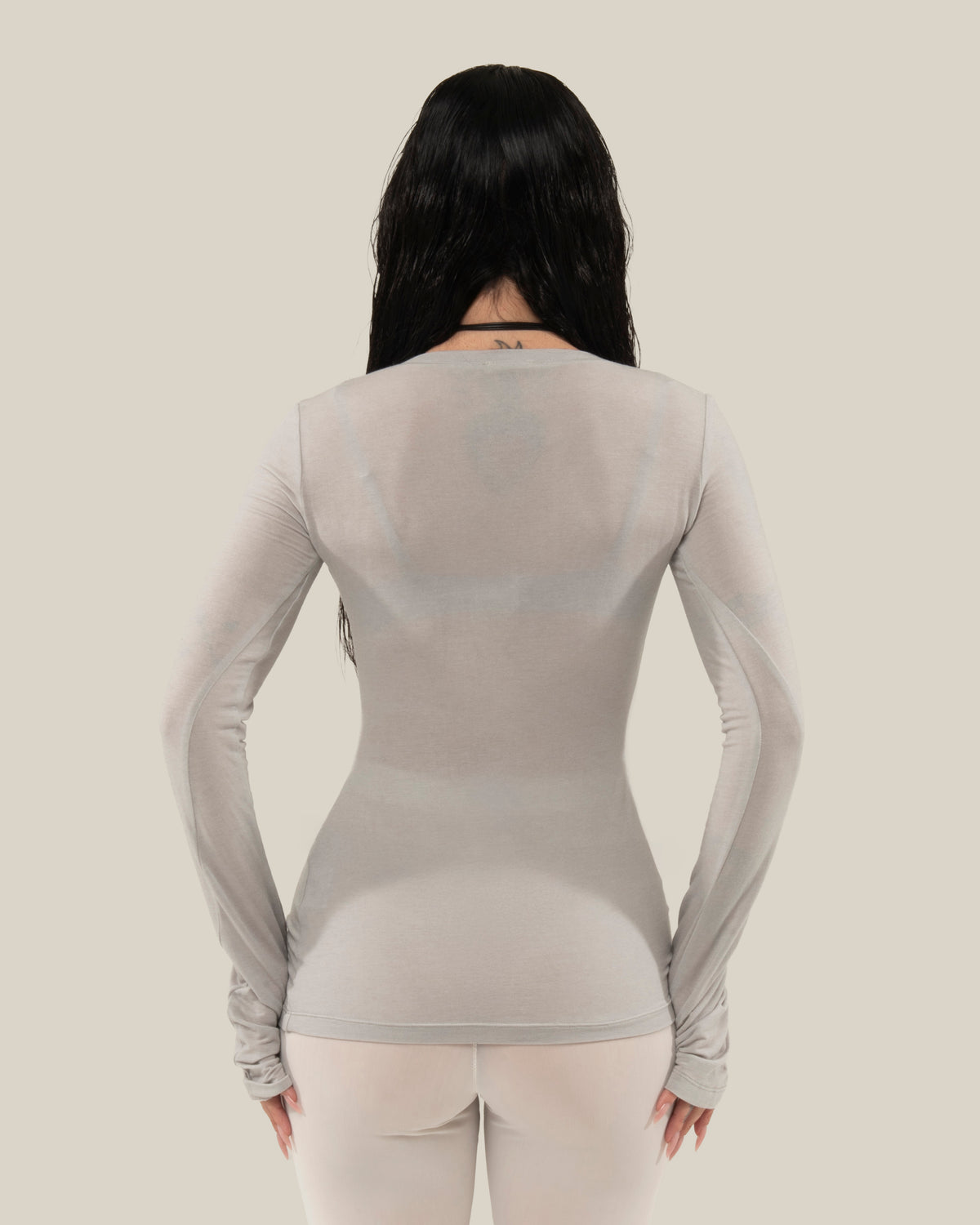 TOP GRIS DESVESTIDO